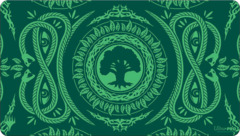 Magic the Gathering CCG: Mana 7 Playmat Forest